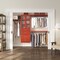 John Louis Home Solid Wood Walk-In Closet System with 4 Drawers and Glass DoorsRed Mahogany JLH-315 - alternate 1